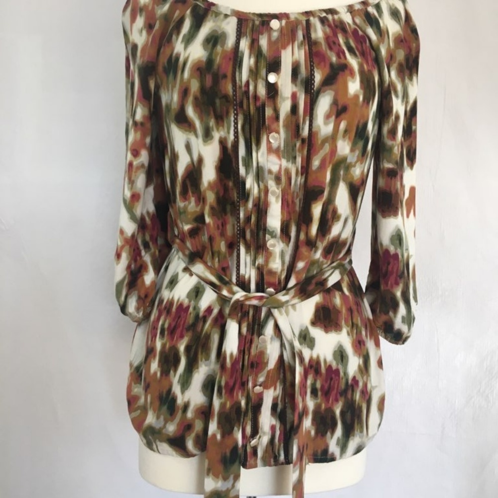 3/$15 Art and Soul Watercolor Design 3/4 Sleeve